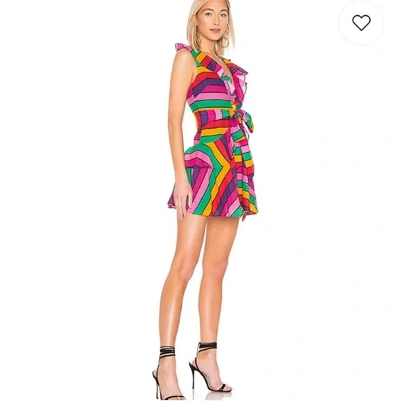 Lovers + Friends Multicolor Chevron Mini Dress - Picture 2 of 11